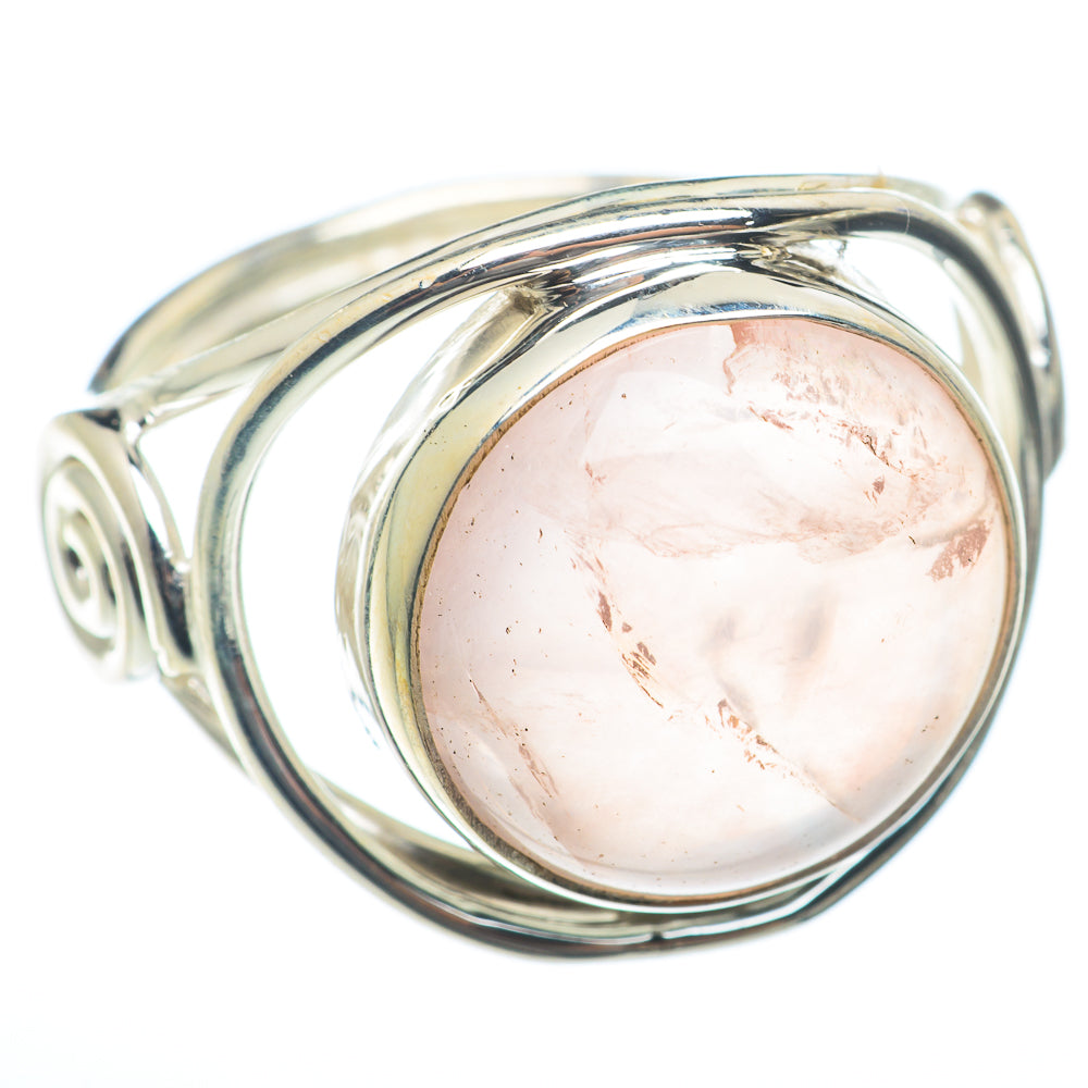 Rose Quartz Rings handcrafted by Ana Silver Co - RING73920