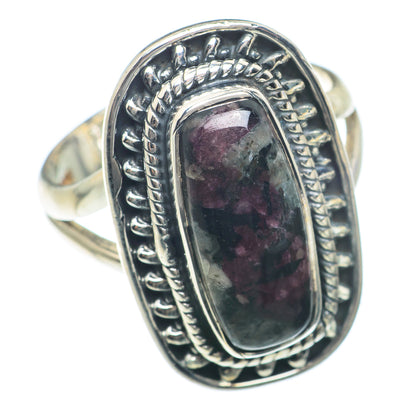 Russian Eudialyte Rings handcrafted by Ana Silver Co - RING73923