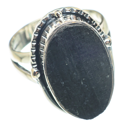 Black Tourmaline Rings handcrafted by Ana Silver Co - RING73924