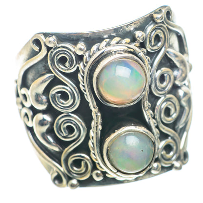 Ethiopian Opal Rings handcrafted by Ana Silver Co - RING73936