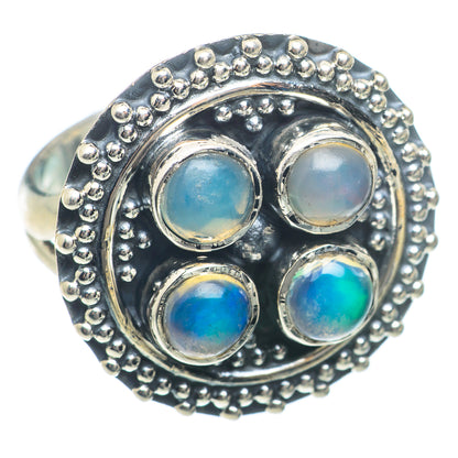 Ethiopian Opal Rings handcrafted by Ana Silver Co - RING73937