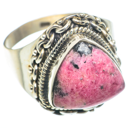 Rhodonite Rings handcrafted by Ana Silver Co - RING73954
