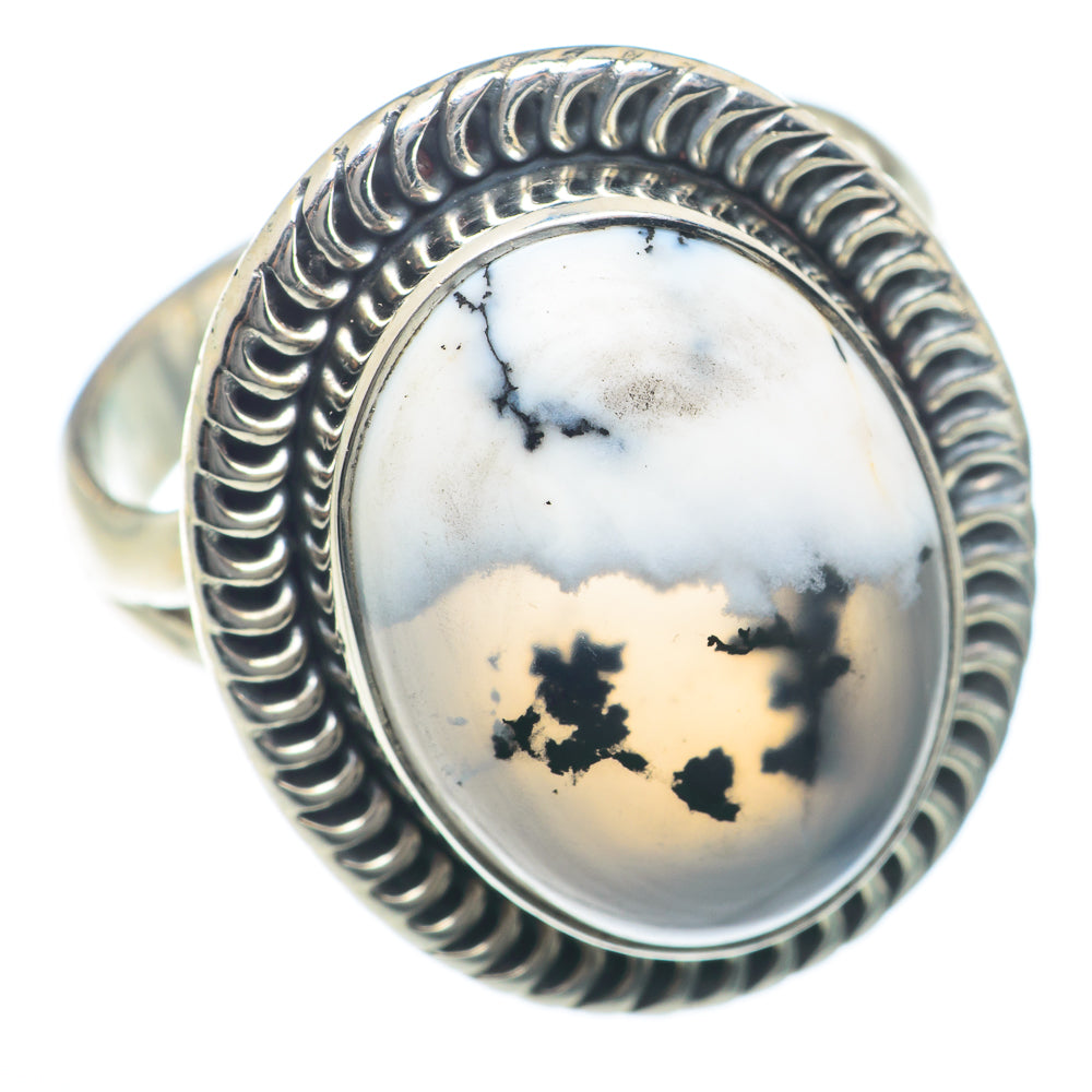 Dendritic Opal Rings handcrafted by Ana Silver Co - RING73969
