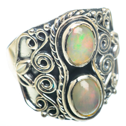 Ethiopian Opal Rings handcrafted by Ana Silver Co - RING73972