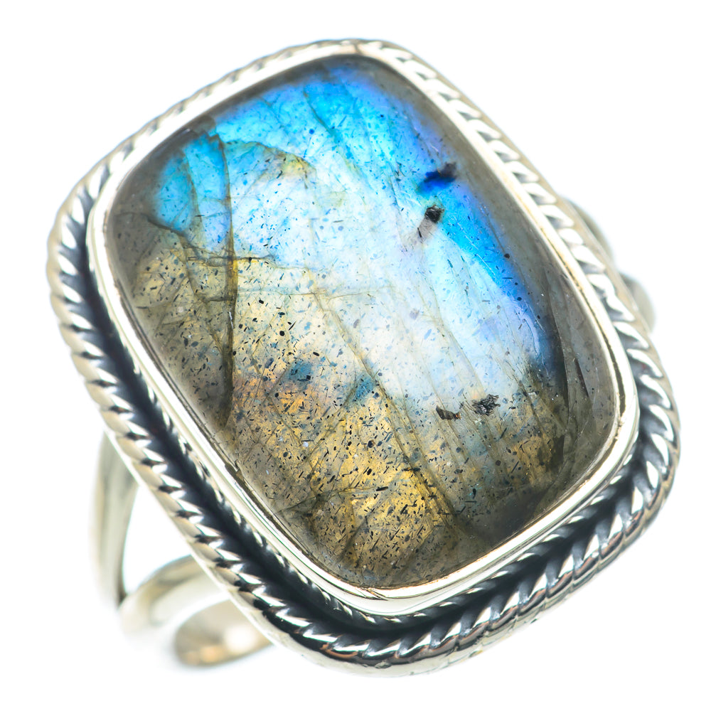 Labradorite Rings handcrafted by Ana Silver Co - RING73980