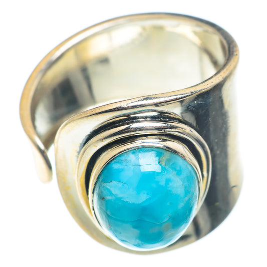 Larimar Rings handcrafted by Ana Silver Co - RING73982