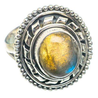 Labradorite Rings handcrafted by Ana Silver Co - RING73983 - Photo 2