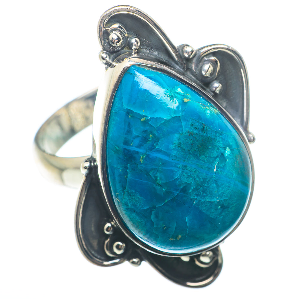 Chrysocolla Rings handcrafted by Ana Silver Co - RING73984