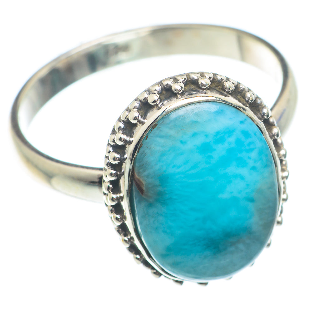 Larimar Rings handcrafted by Ana Silver Co - RING73986