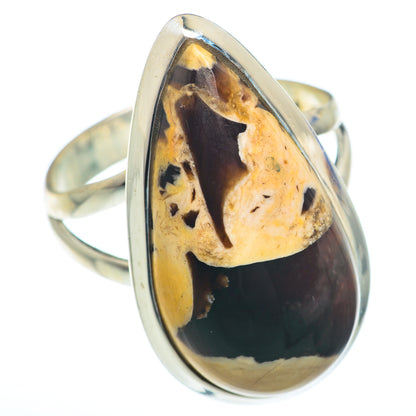 Peanut Wood Jasper Rings handcrafted by Ana Silver Co - RING73992