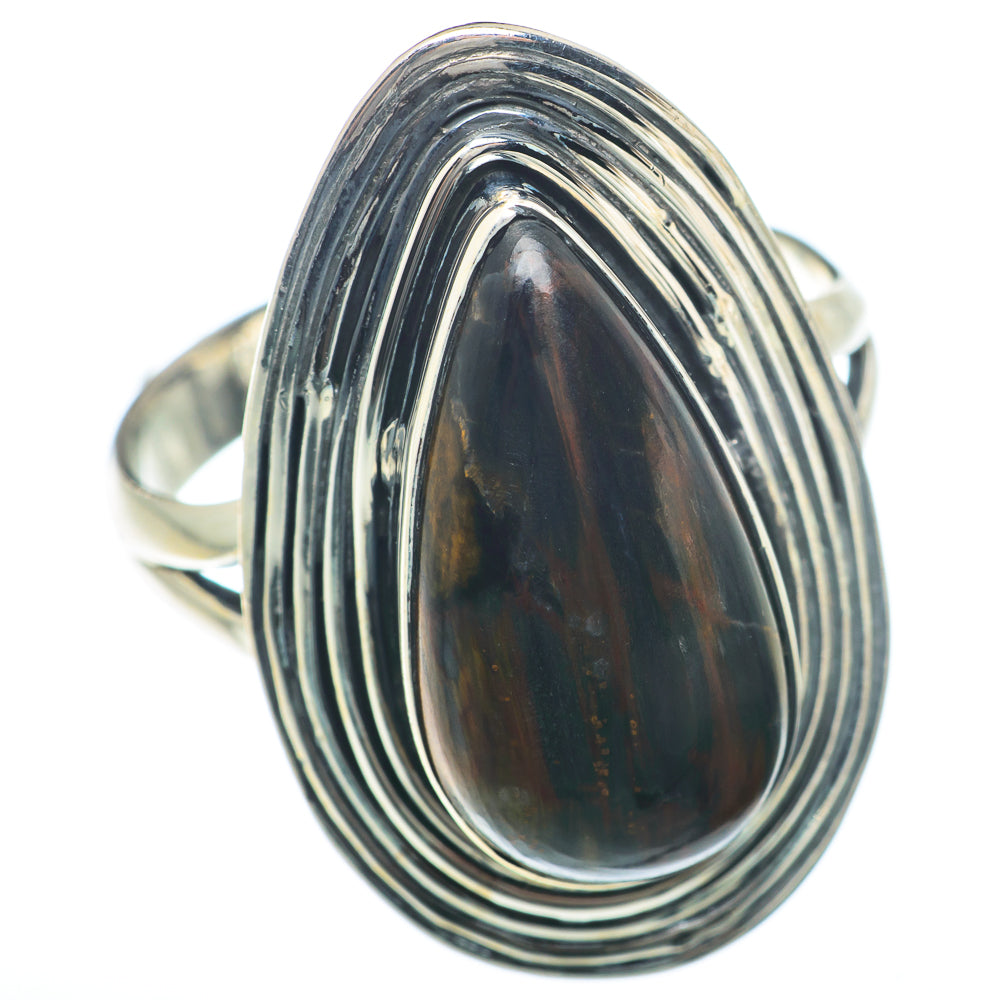 Red Tiger Iron Rings handcrafted by Ana Silver Co - RING74004