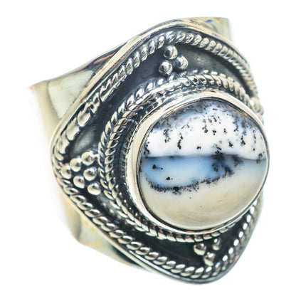 Dendritic Opal Rings handcrafted by Ana Silver Co - RING74009