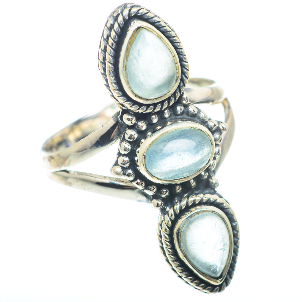 Aquamarine Rings handcrafted by Ana Silver Co - RING74016
