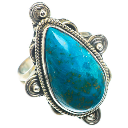Chrysocolla Rings handcrafted by Ana Silver Co - RING74022