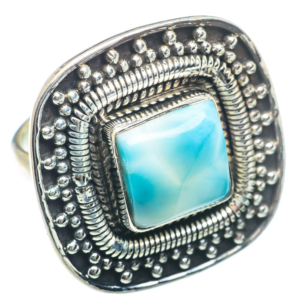Larimar Rings handcrafted by Ana Silver Co - RING74025