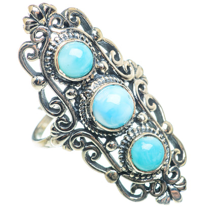 Larimar Rings handcrafted by Ana Silver Co - RING74026