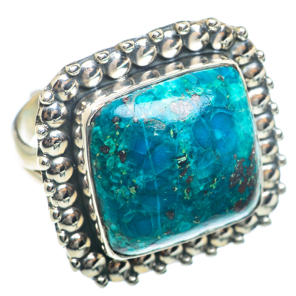 Chrysocolla Rings handcrafted by Ana Silver Co - RING74028