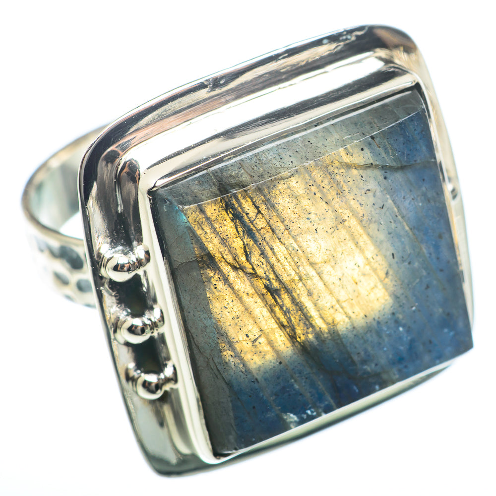 Labradorite Rings handcrafted by Ana Silver Co - RING74032
