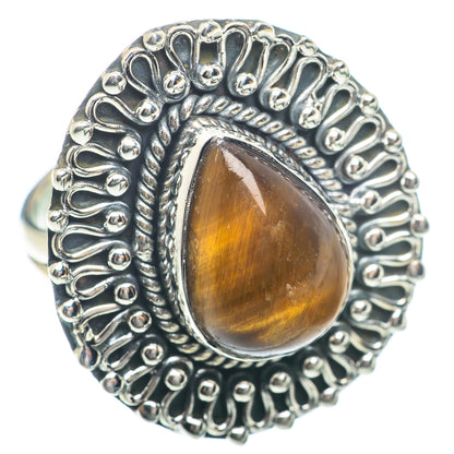 Tiger Eye Rings handcrafted by Ana Silver Co - RING74037