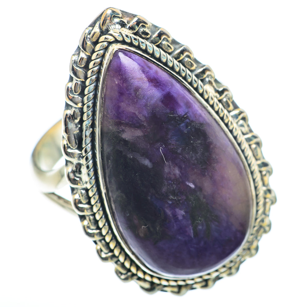 Charoite Rings handcrafted by Ana Silver Co - RING74041
