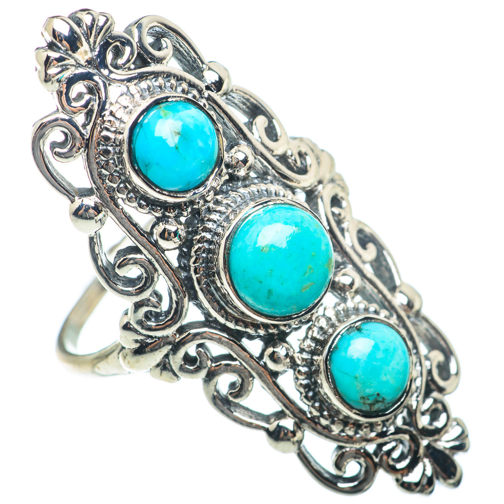 Arizona Turquoise Rings handcrafted by Ana Silver Co - RING74056