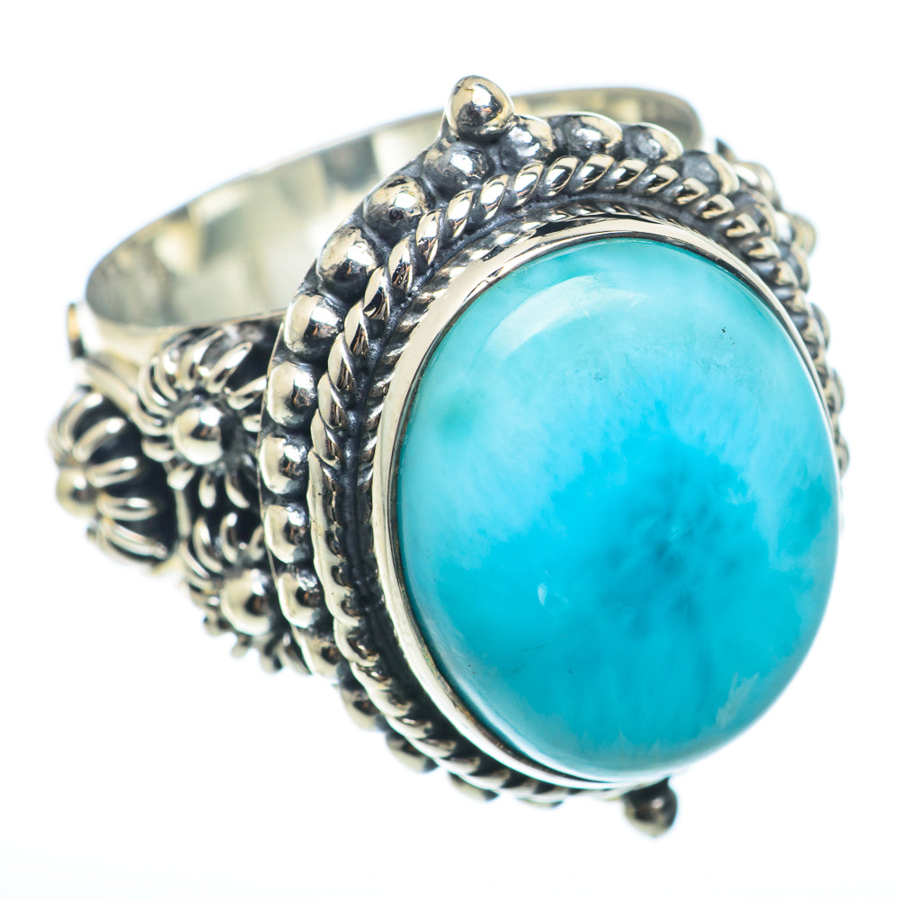Larimar Rings handcrafted by Ana Silver Co - RING74059