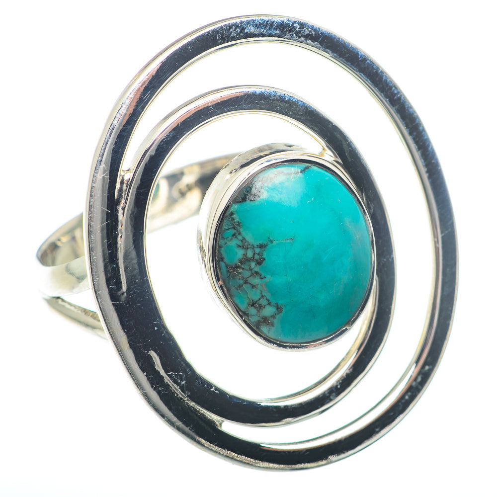 Tibetan Turquoise Rings handcrafted by Ana Silver Co - RING74062