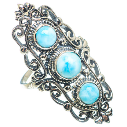Larimar Rings handcrafted by Ana Silver Co - RING74063