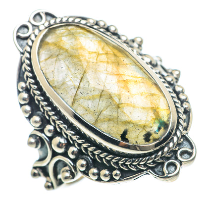 Labradorite Rings handcrafted by Ana Silver Co - RING74069