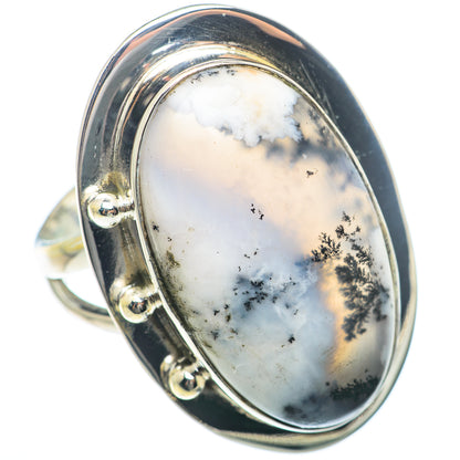 Dendritic Opal Rings handcrafted by Ana Silver Co - RING74077