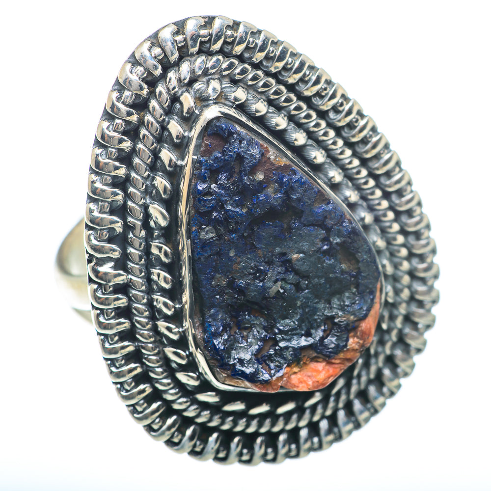 Azurite Rings handcrafted by Ana Silver Co - RING74089 - Photo 2