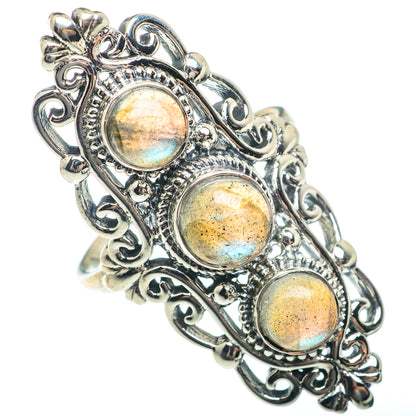 Labradorite Rings handcrafted by Ana Silver Co - RING74097