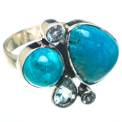 Chrysocolla Rings handcrafted by Ana Silver Co - RING74104