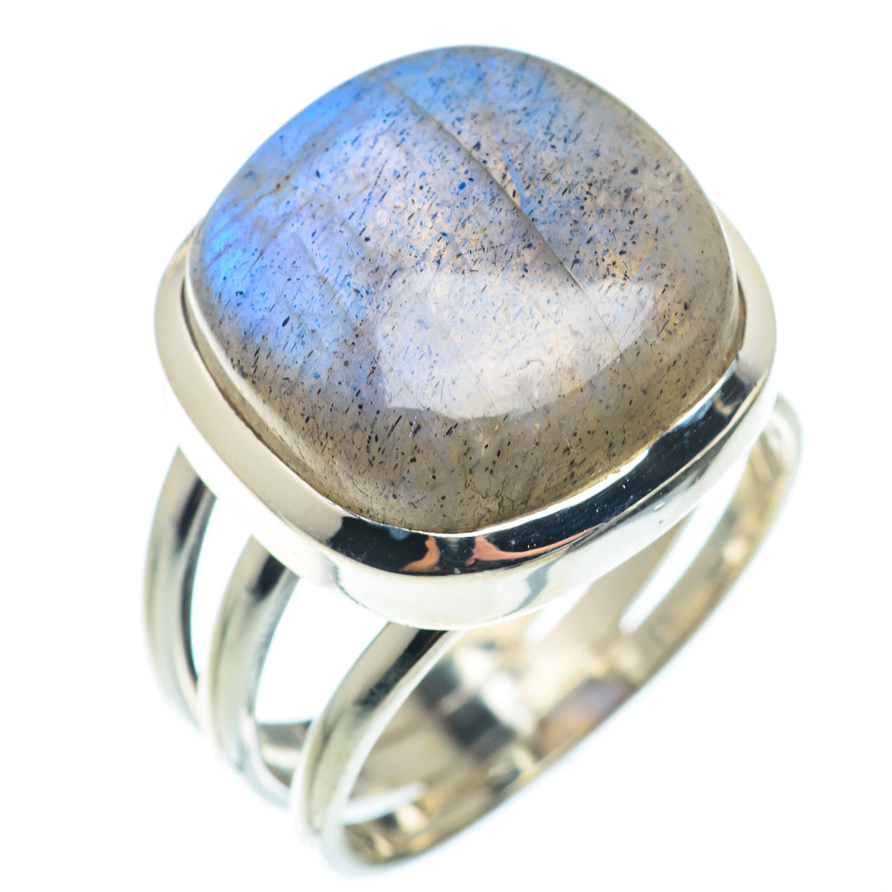Labradorite Rings handcrafted by Ana Silver Co - RING74106