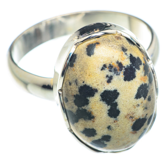 Dalmatian Jasper Rings handcrafted by Ana Silver Co - RING74111 - Photo 2