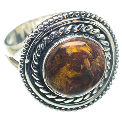 Golden Pietersite Rings handcrafted by Ana Silver Co - RING74114