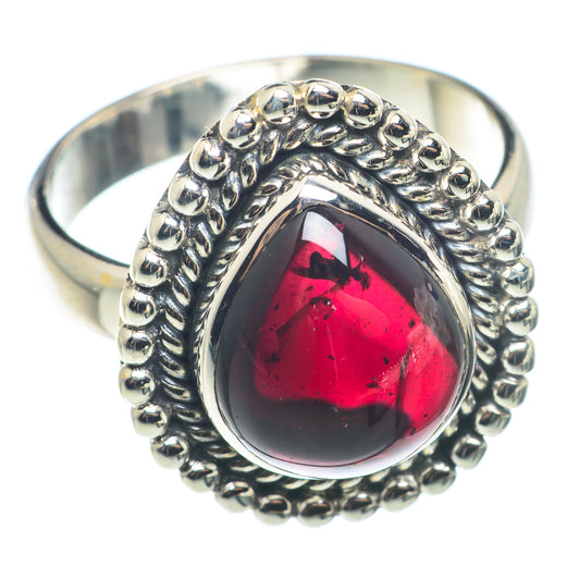 Garnet Rings handcrafted by Ana Silver Co - RING74120