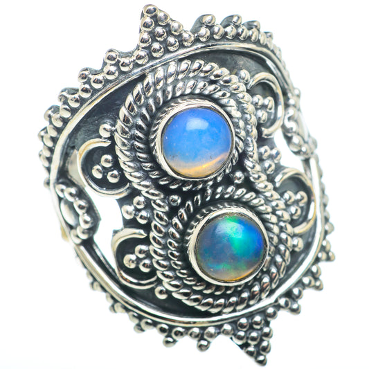 Ethiopian Opal Rings handcrafted by Ana Silver Co - RING74133