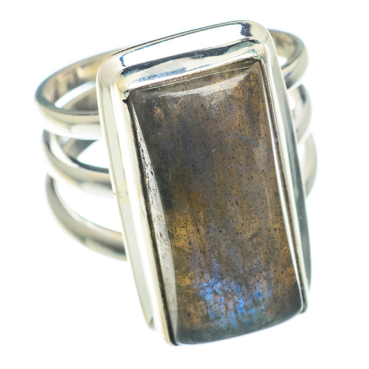 Labradorite Rings handcrafted by Ana Silver Co - RING74147