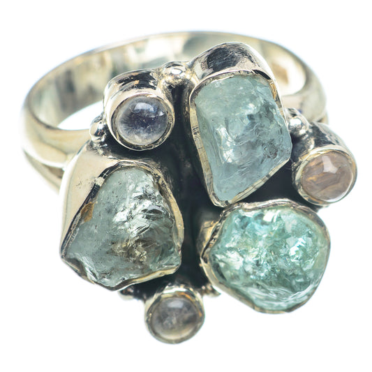 Aquamarine Rings handcrafted by Ana Silver Co - RING74148