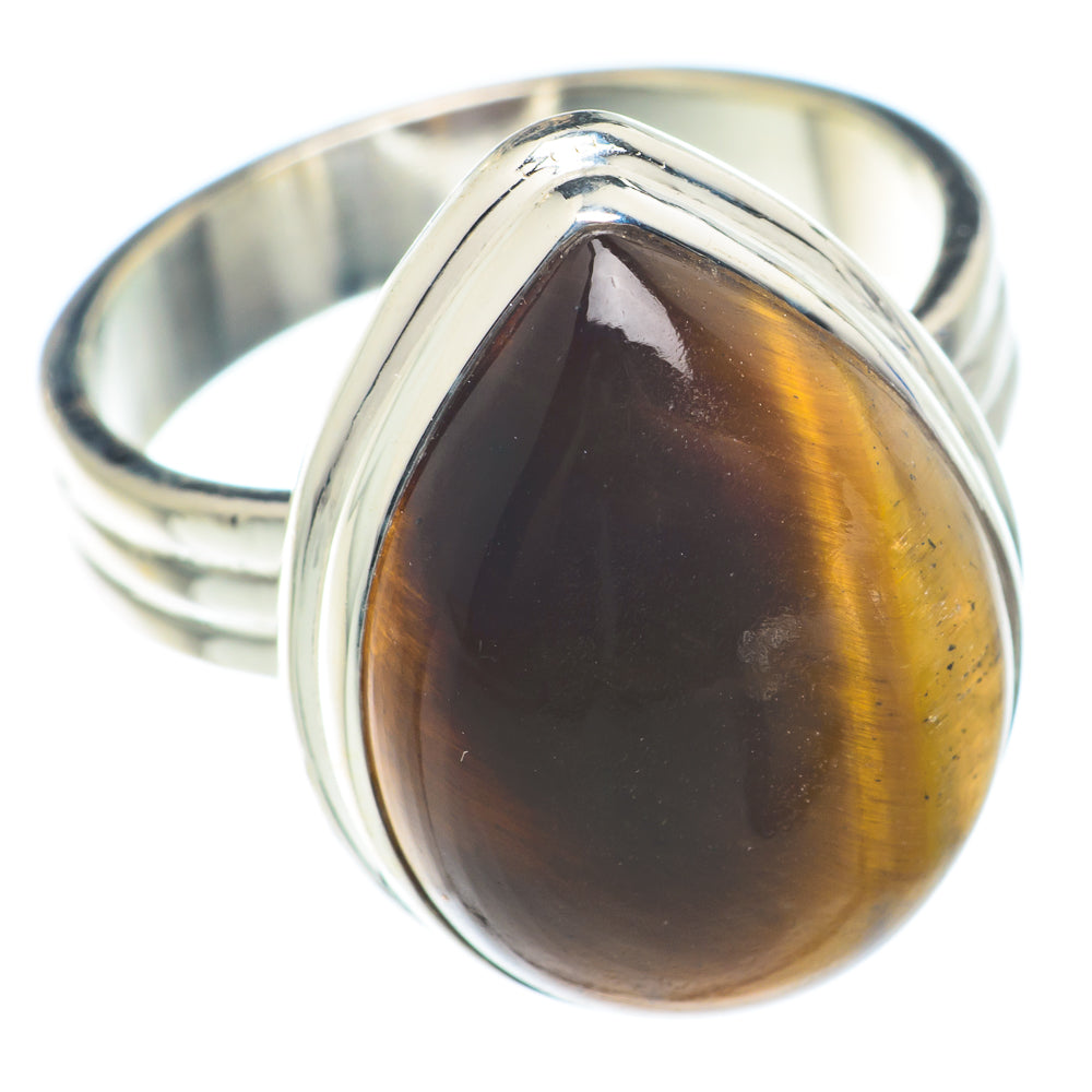 Tiger Eye Rings handcrafted by Ana Silver Co - RING74157