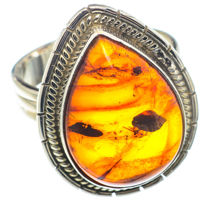 Baltic Amber Rings handcrafted by Ana Silver Co - RING74158