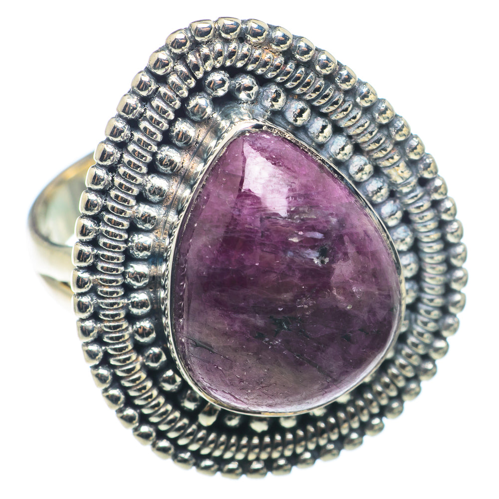 Ruby Fuchsite Rings handcrafted by Ana Silver Co - RING74160