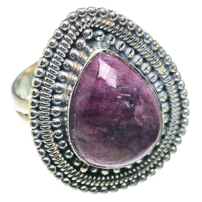 Ruby Fuchsite Rings handcrafted by Ana Silver Co - RING74160