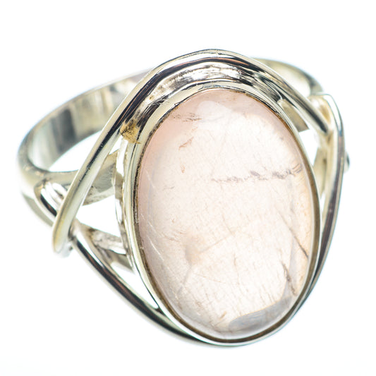 Rose Quartz Rings handcrafted by Ana Silver Co - RING74161