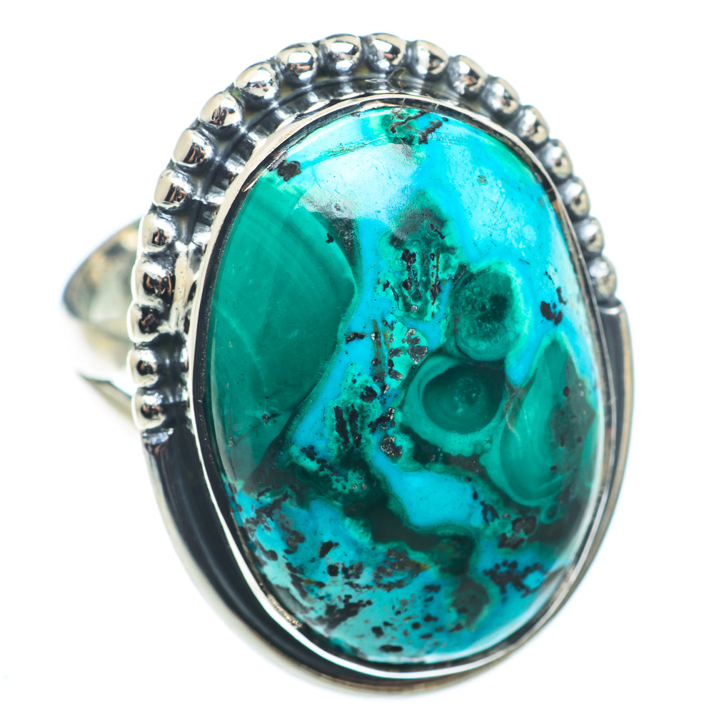 Chrysocolla Rings handcrafted by Ana Silver Co - RING74175