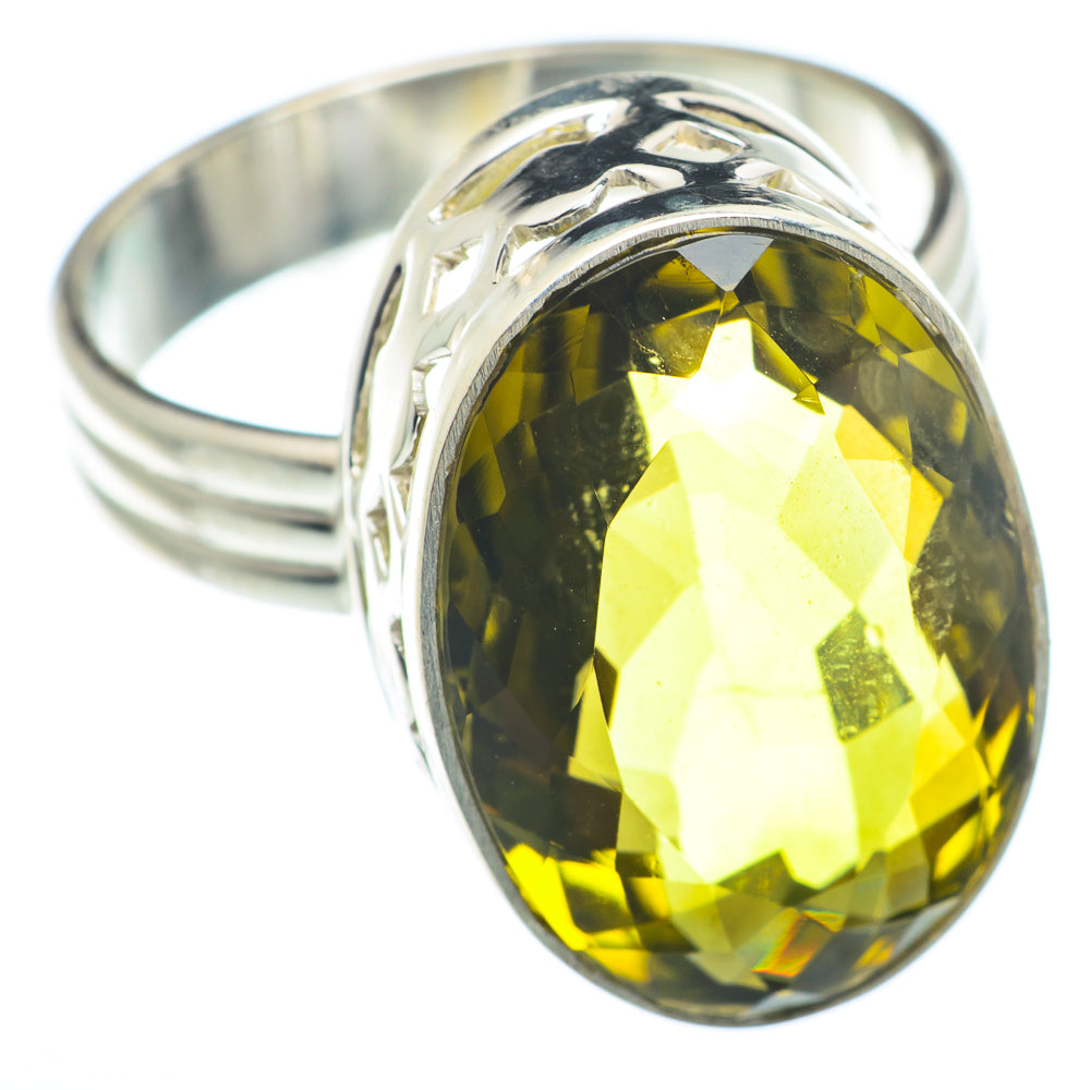 Olive Quartz Rings handcrafted by Ana Silver Co - RING74181