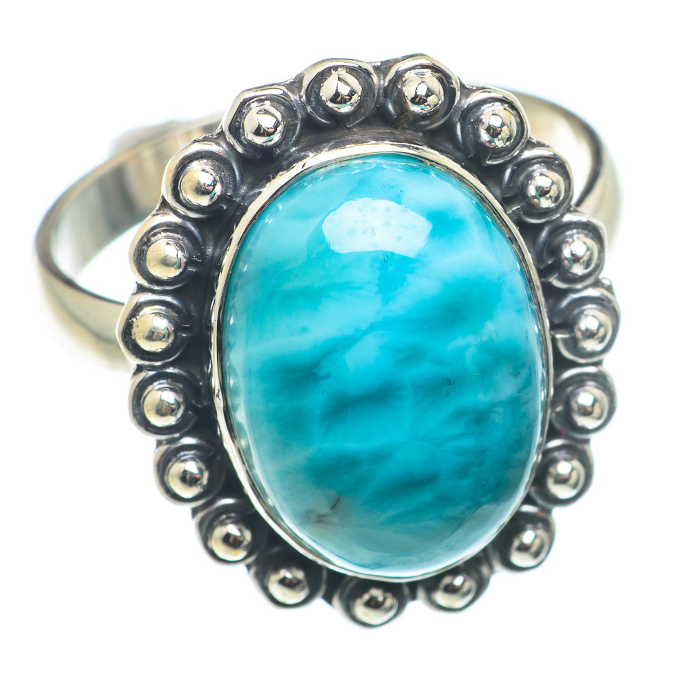 Larimar Rings handcrafted by Ana Silver Co - RING74189