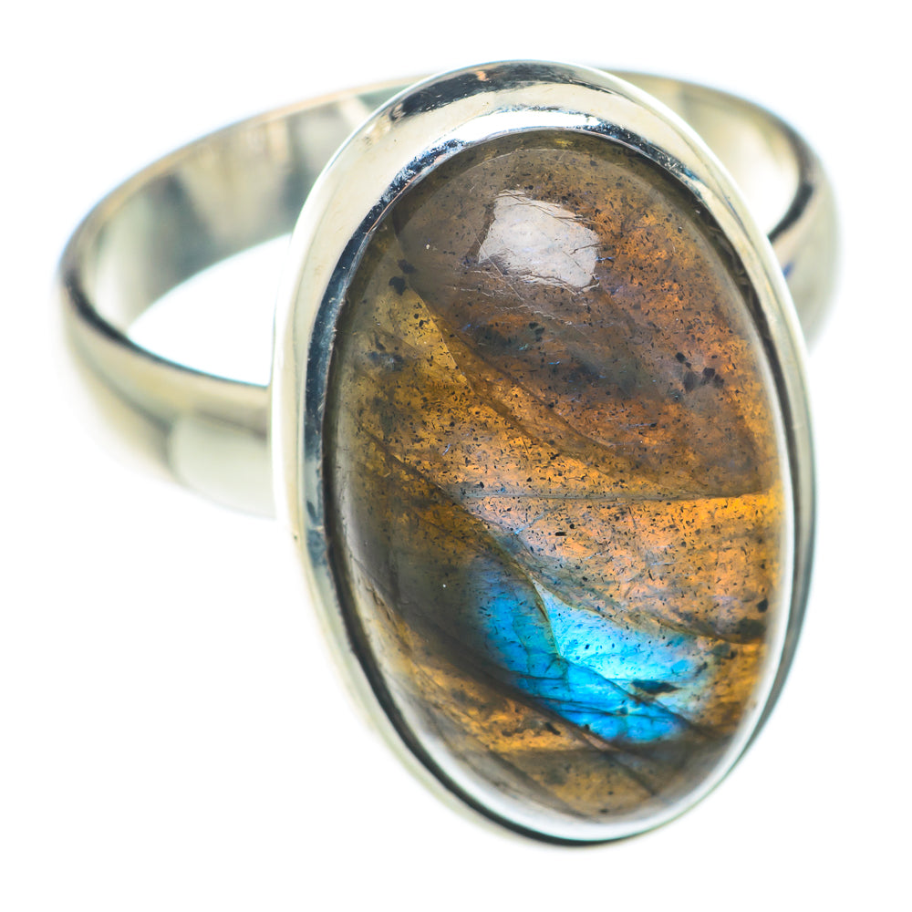 Labradorite Rings handcrafted by Ana Silver Co - RING74190
