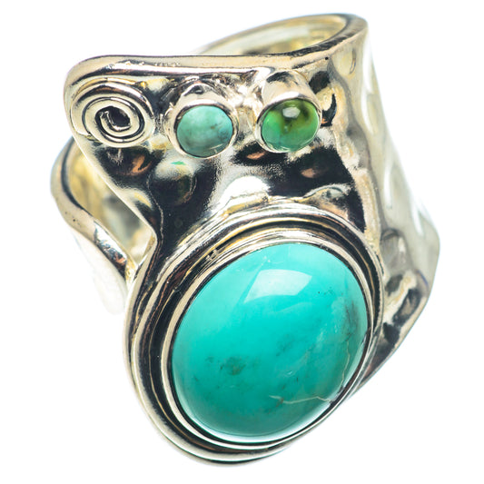 Tibetan Turquoise Rings handcrafted by Ana Silver Co - RING74194